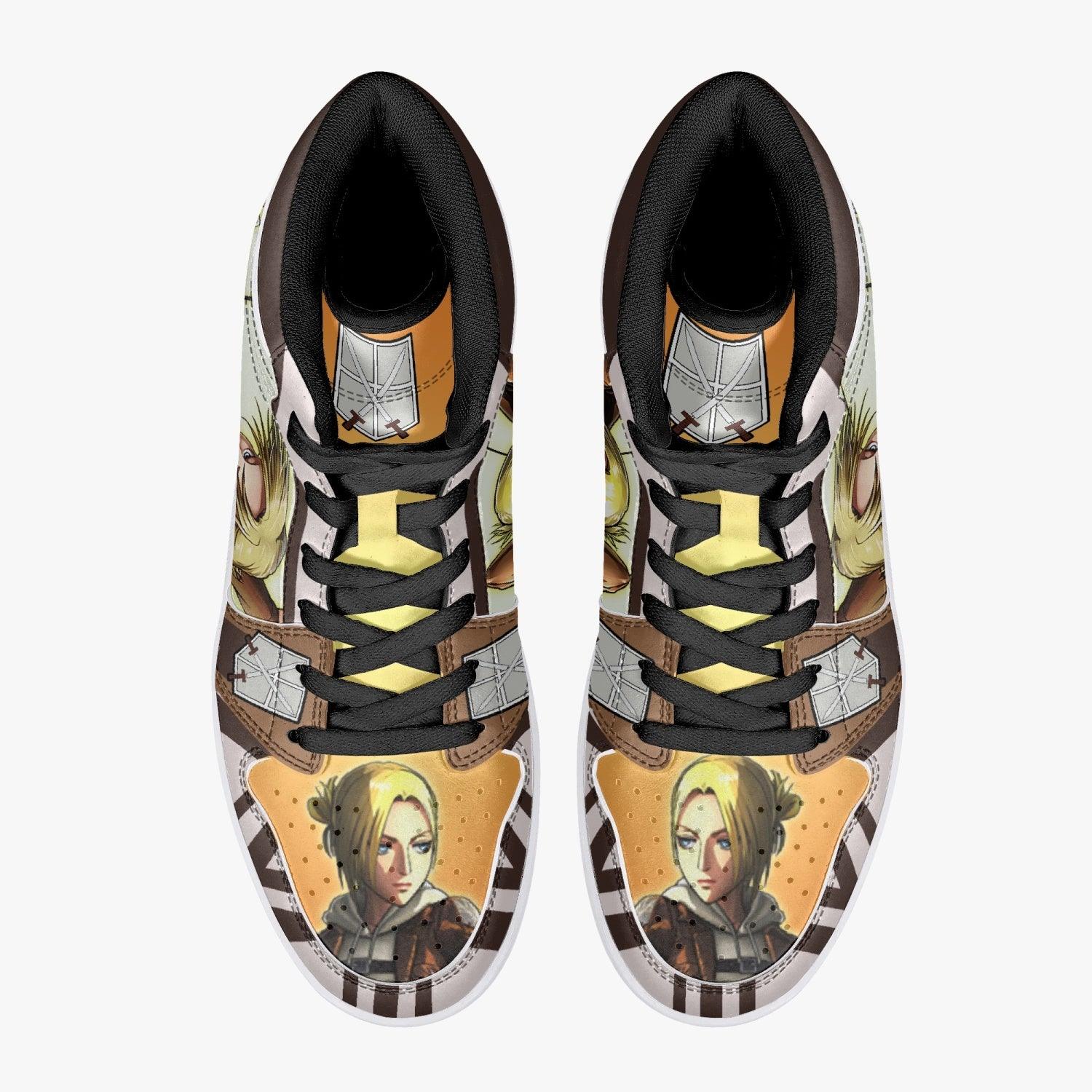 Morukai "Annie Leonhart Training Corps Shingeki no Kyojin Mid 1 Basketball Shoes