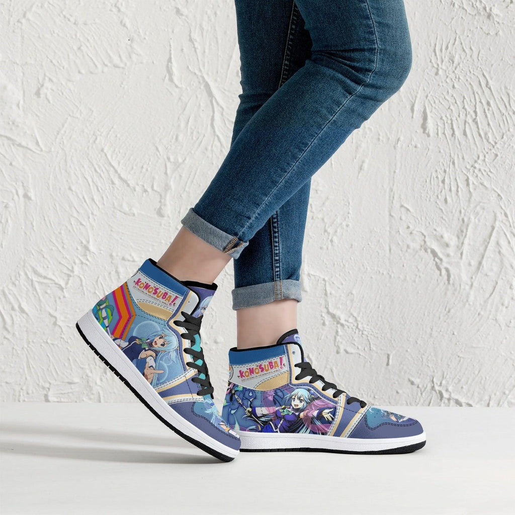 Morukai "Aqua Konosuba Mid 1 Basketball Shoes
