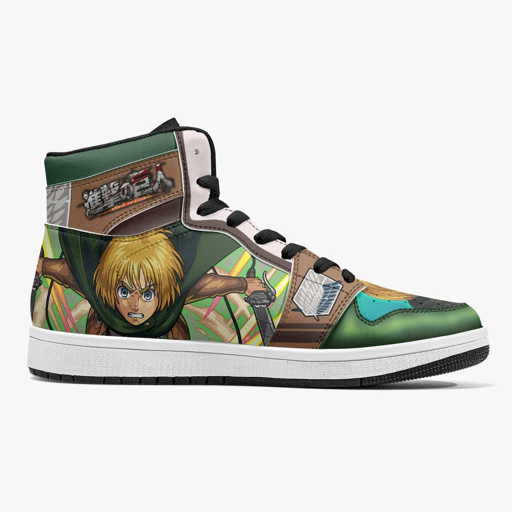 Morukai "Armin Arlert Survey Corps Attack on Titan Mid 1 Basketball Shoes