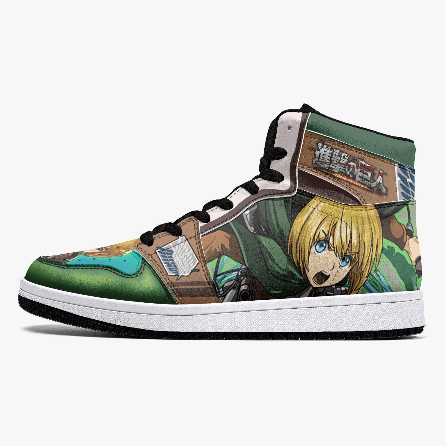 Morukai "Armin Arlert Survey Corps Attack on Titan Mid 1 Basketball Shoes