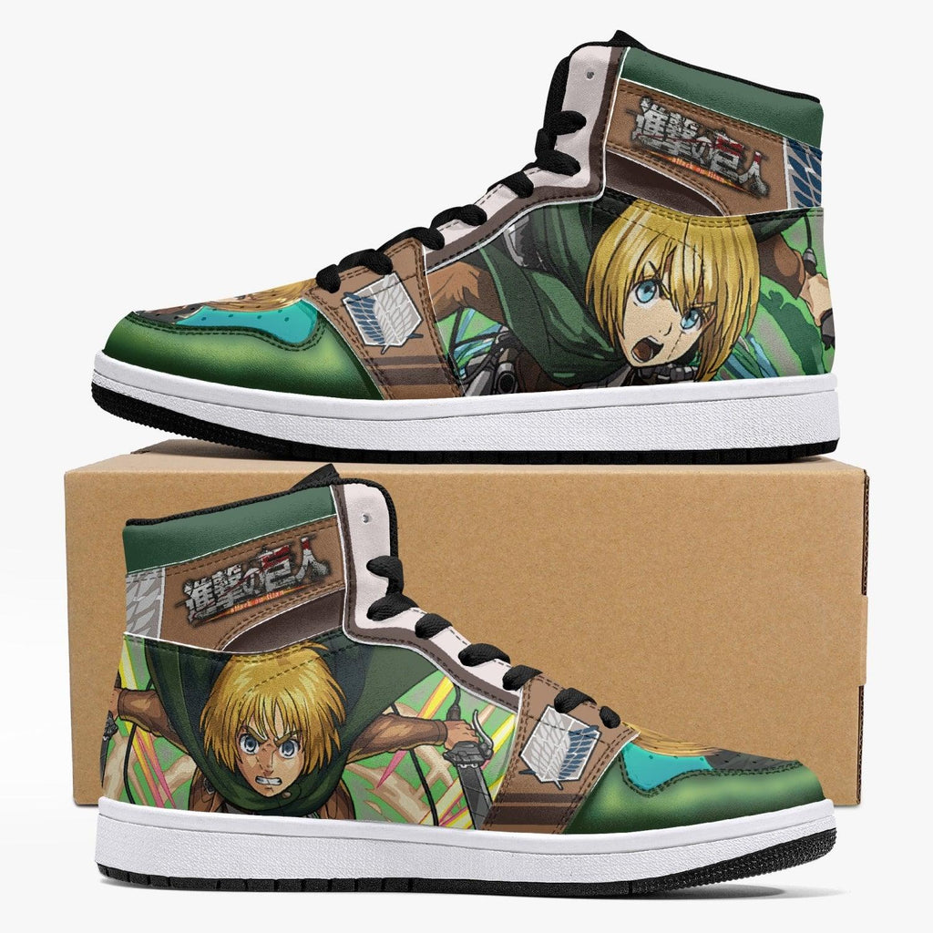 Morukai "Armin Arlert Survey Corps Attack on Titan Mid 1 Basketball Shoes