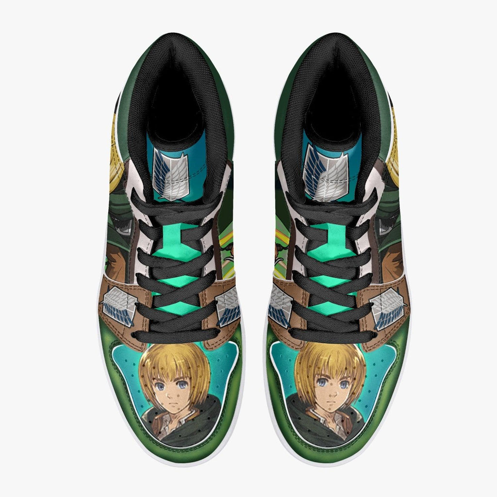 Morukai "Armin Arlert Survey Corps Attack on Titan Mid 1 Basketball Shoes