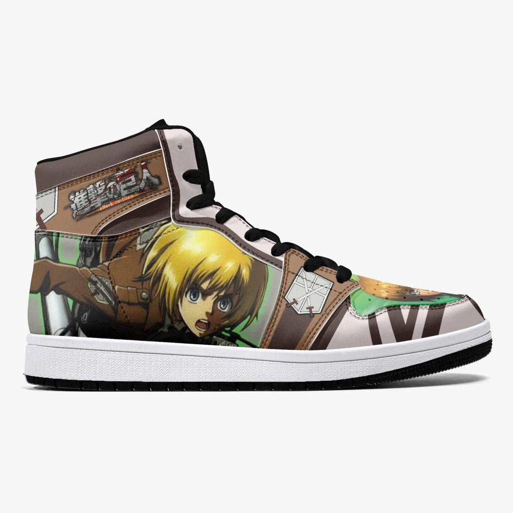 Morukai "Armin Arlert Training Corps Attack on Titan Mid 1 Basketball Shoes