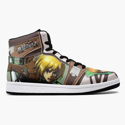 Morukai "Armin Arlert Training Corps Attack on Titan Mid 1 Basketball Shoes