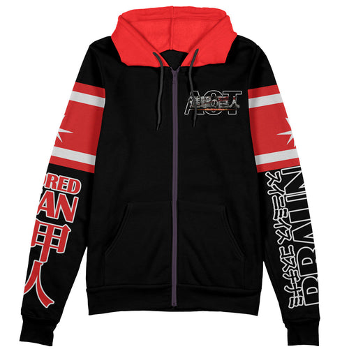 Morukai "Armored Titan Attack on Titan Streetwear Zip Hoodie Jacket