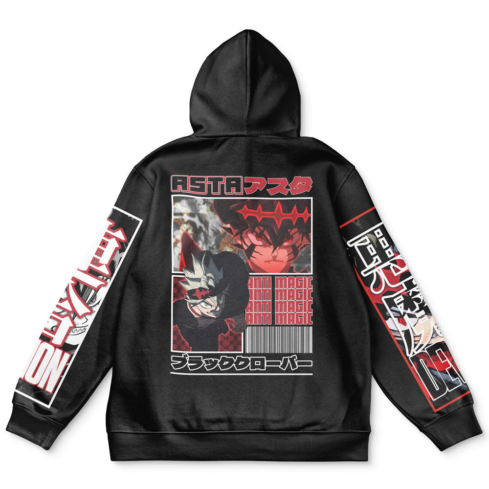 Morukai "Asta Black Clover Streetwear Hoodie