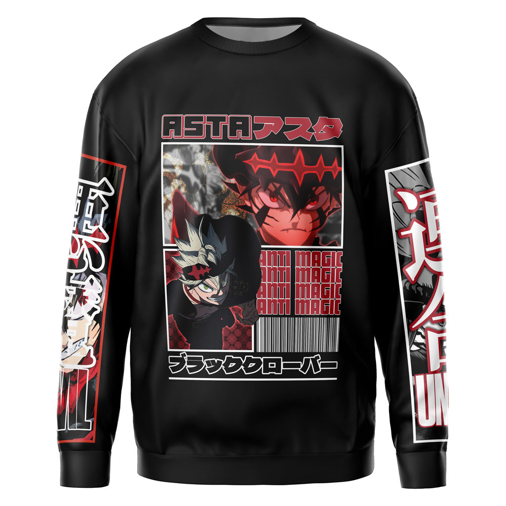 Morukai "Asta Black Clover Streetwear Sweatshirt