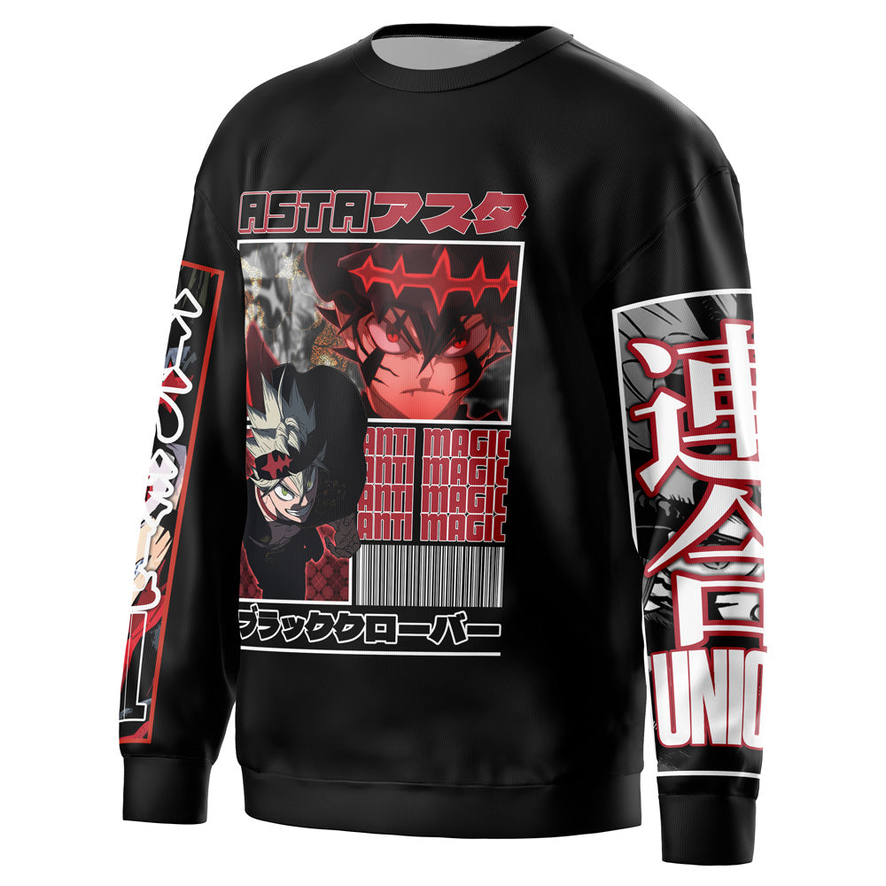 Morukai "Asta Black Clover Streetwear Sweatshirt