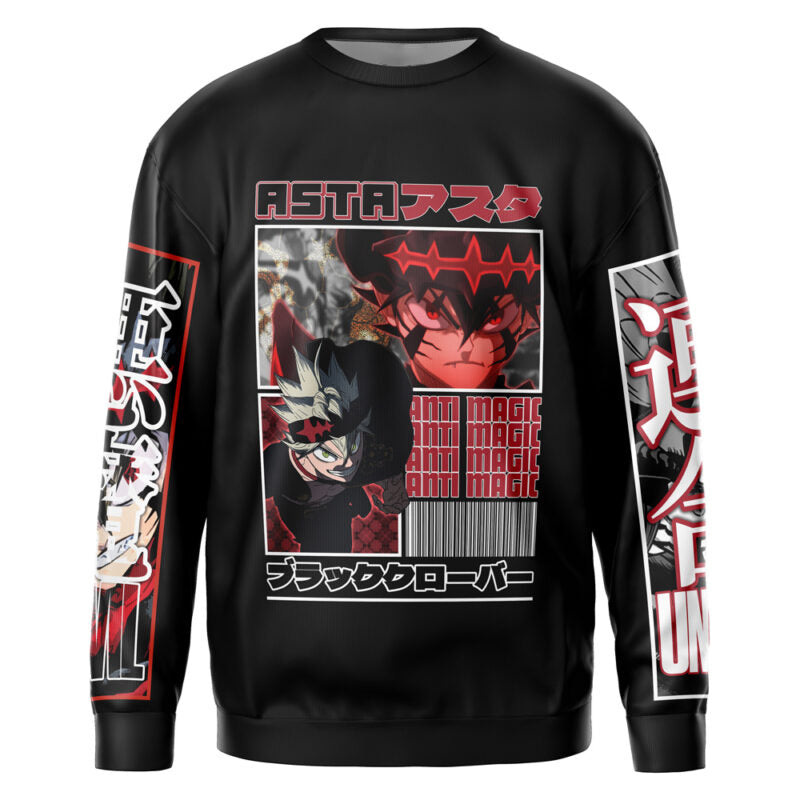 Morukai "Asta Black Clover Streetwear Sweatshirt
