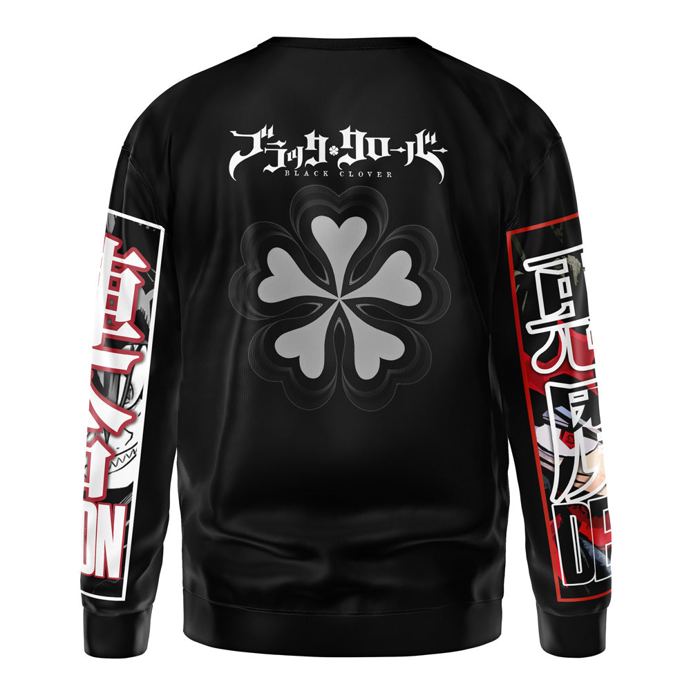 Morukai "Asta Black Clover Streetwear Sweatshirt