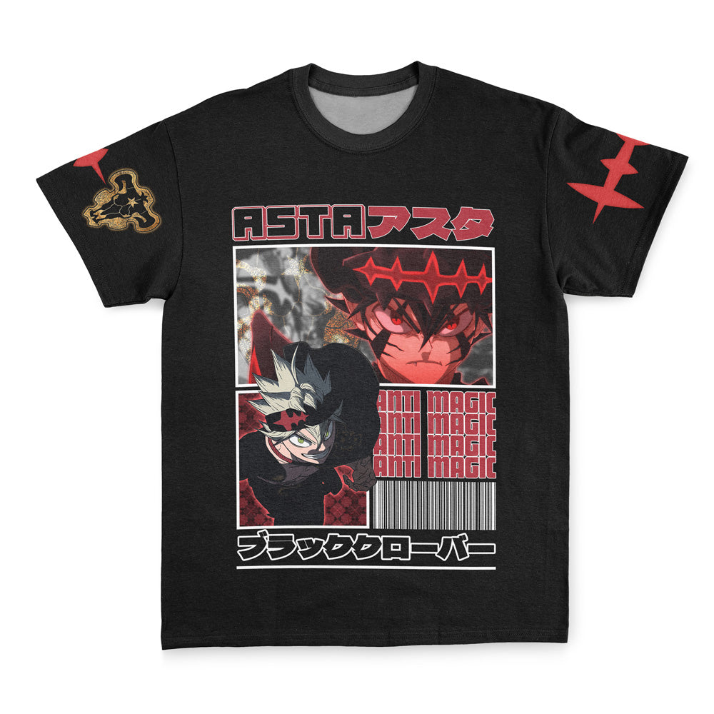 Morukai "Asta Black Clover Streetwear T-Shirt