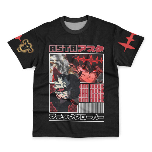 Morukai "Asta Black Clover Streetwear T-Shirt