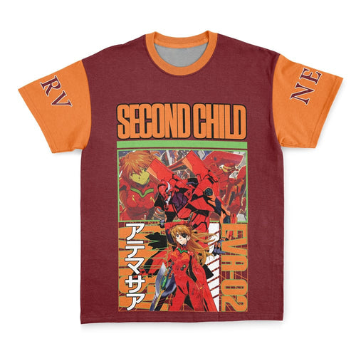 Morukai "Asuka Langley Sohryu x Eva 02 Neon Genesis Evangelion Streetwear T-Shirt