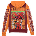Morukai "Asuka Langley Sohryu x Eva 02 Neon Genesis Evangelion Streetwear Zip Hoodie Jacket