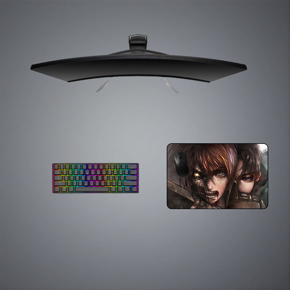 Morukai "Eren, Levi" Attack on Titan Gaming Mouse Pad
