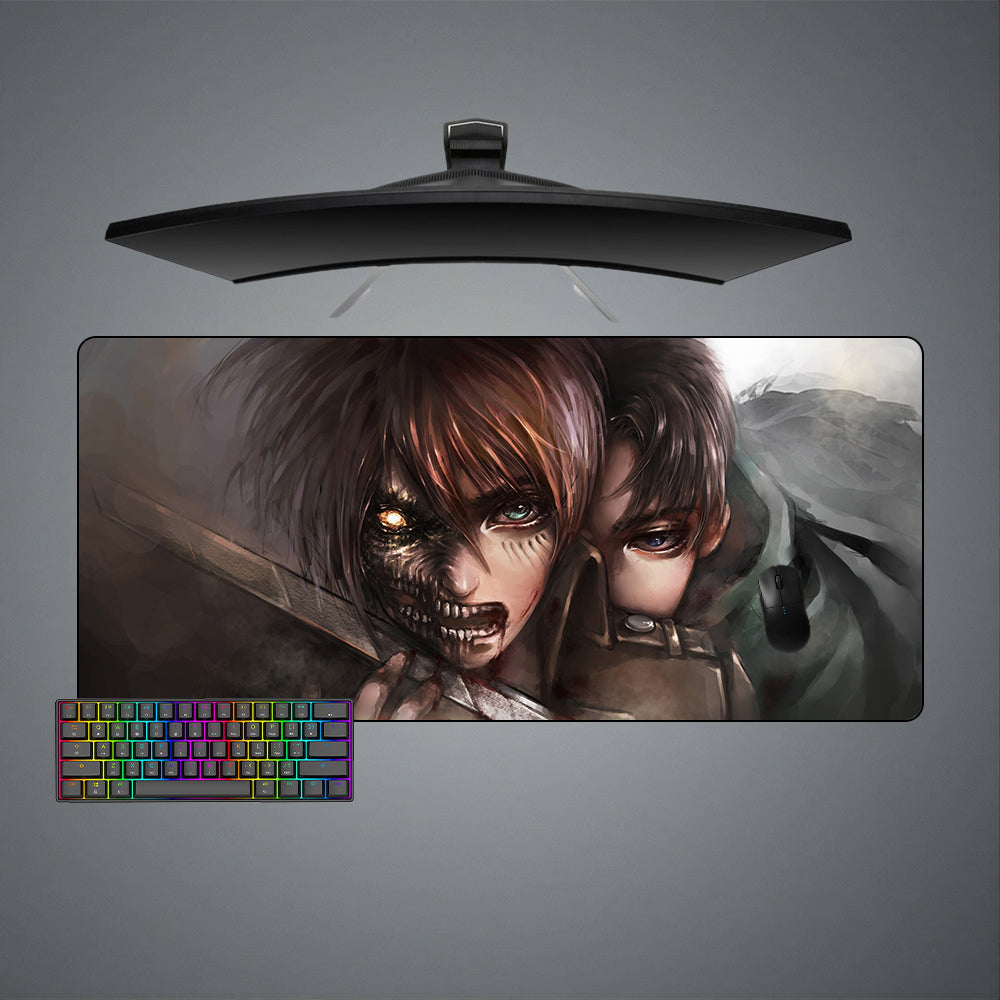 Morukai "Eren, Levi" Attack on Titan Gaming Mouse Pad