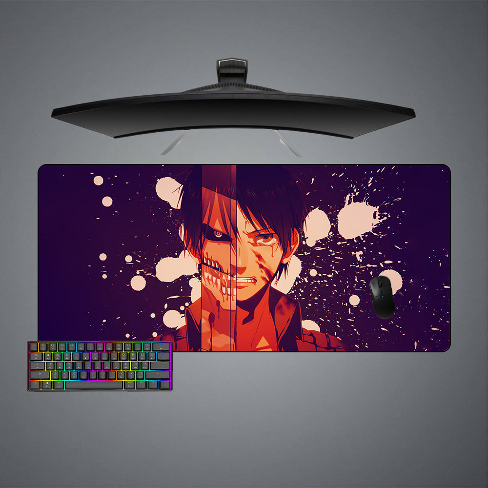 Morukai "Eren Half Titan" Attack on TItan Gaming Mouse Pad