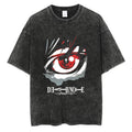Morukai "Light Yagami" Death Note Vintage Washed Oversized T-Shirt