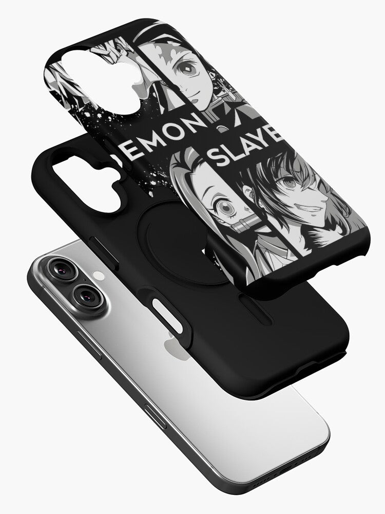 Morukai "Neon Wind" Demon Slayer iPhone 11-16 Tough Case