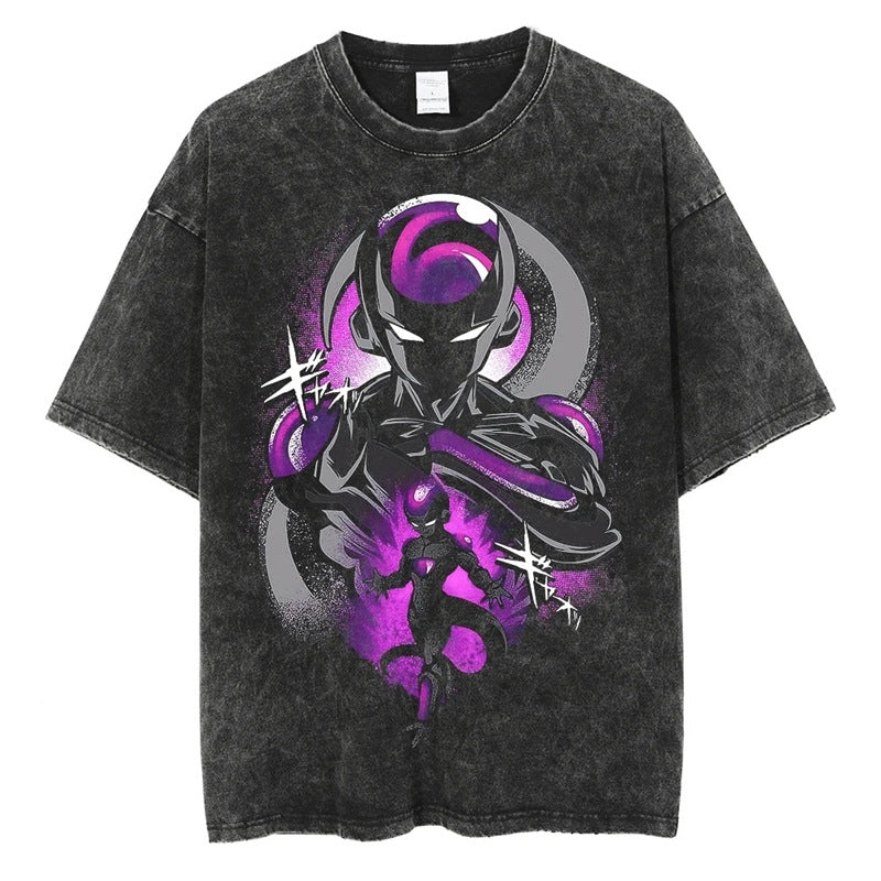Morukai "Frieza" Dragon Ball Vintage Washed Oversized T-Shirt