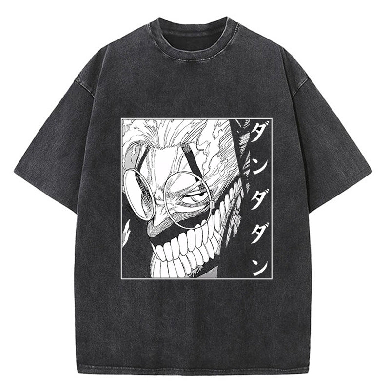 Morukai "Okarun" Dandadan Vintage Washed Oversized T-Shirt