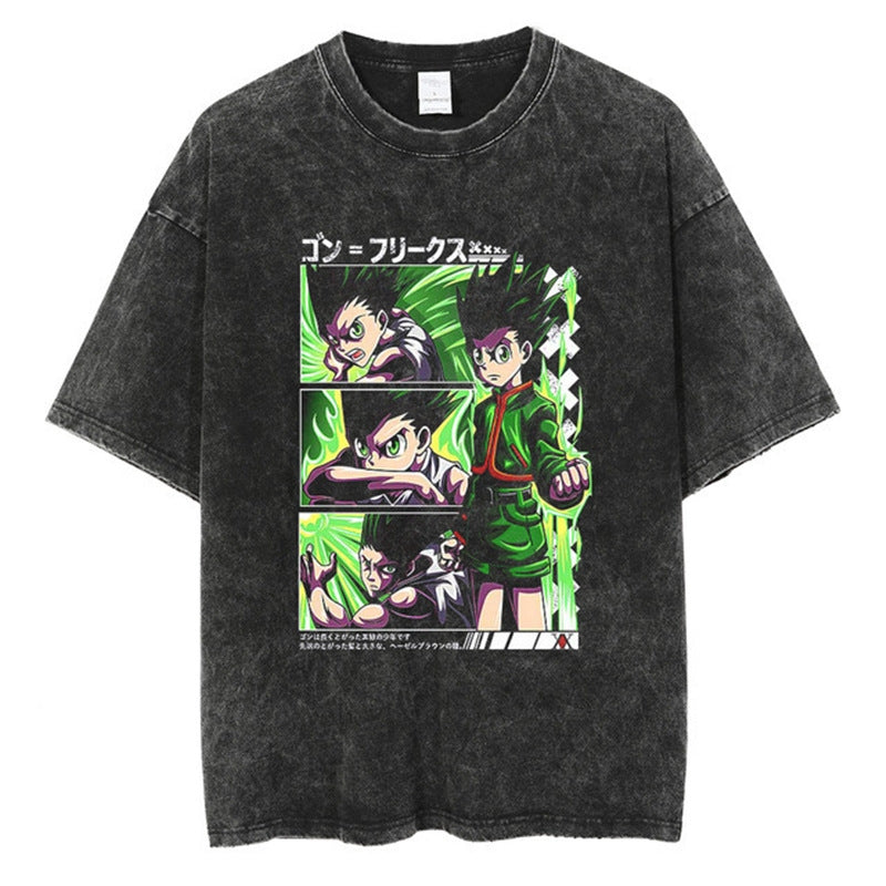 Morukai "Gon Freecss" Hunter x Hunter Vintage Washed Oversized T-Shirt
