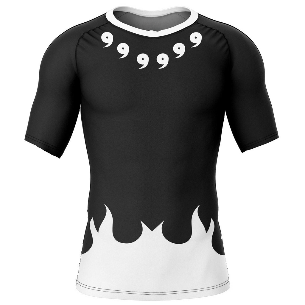 Morukai "Sage of Six Paths" Naruto Short Sleeve Rash Guard Compression Shirt