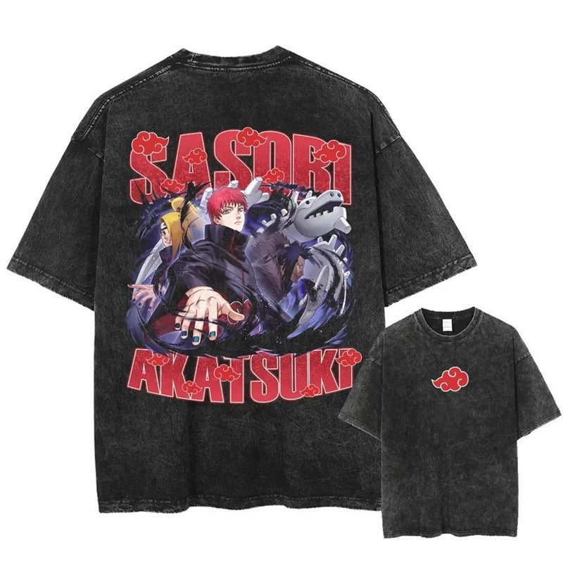 Morukai "Sasori" Naruto Vintage Washed Oversized T-Shirt