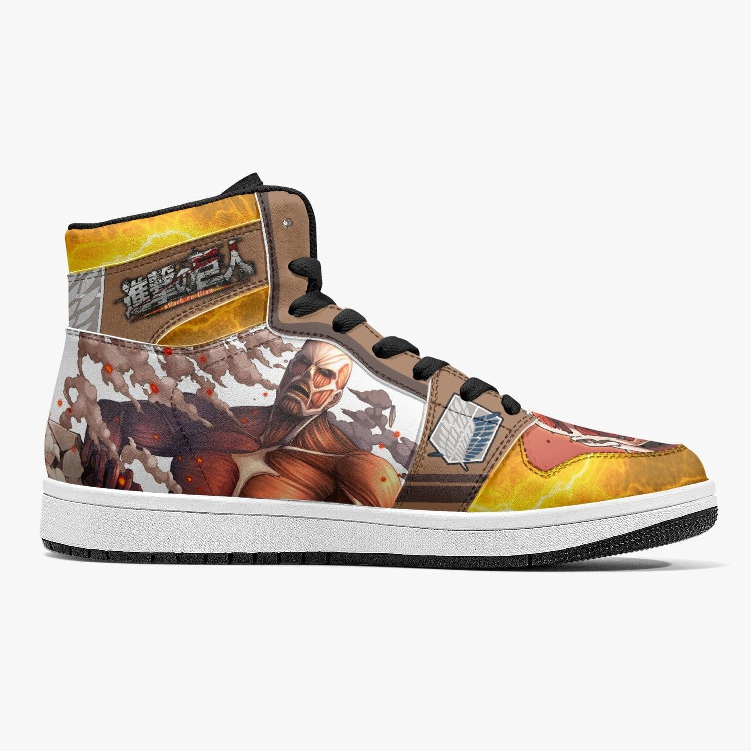 Morukai "Bertholdt Hoover Colossal Titan Attack on Titan Mid 1 Basketball Shoes