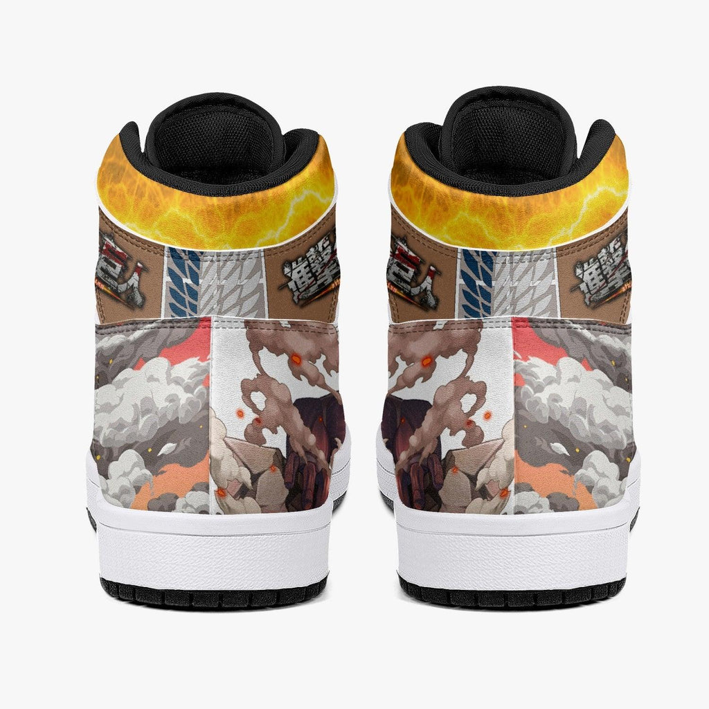 Morukai "Bertholdt Hoover Colossal Titan Attack on Titan Mid 1 Basketball Shoes