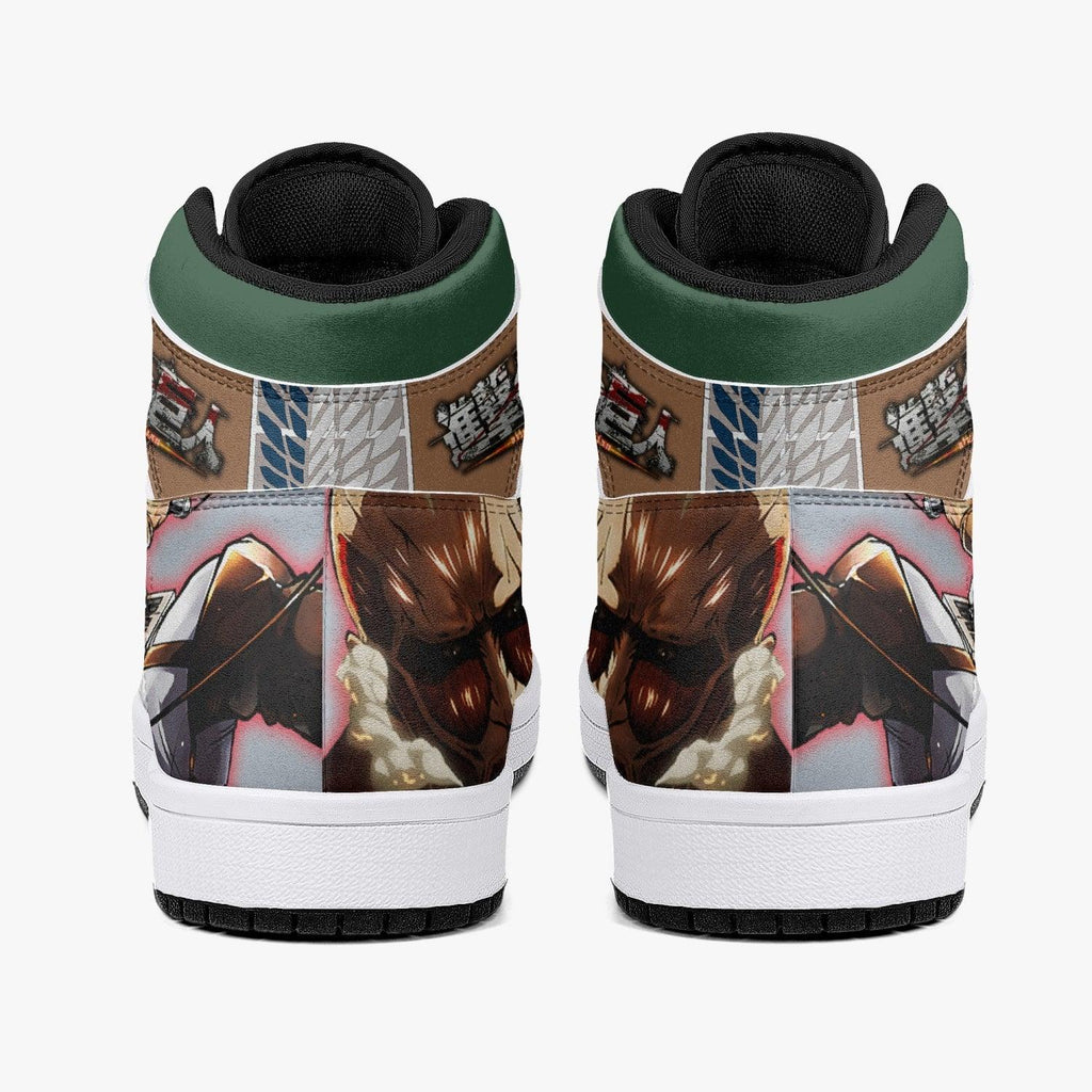 Morukai "Bertholdt Hoover Revelation Shingeki no Kyojin Mid 1 Basketball Shoes