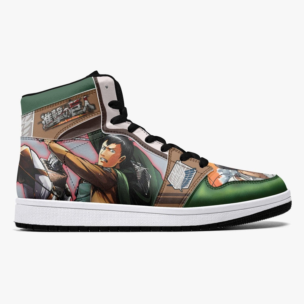 Morukai "Bertholdt Hoover Revelation Shingeki no Kyojin Mid 1 Basketball Shoes