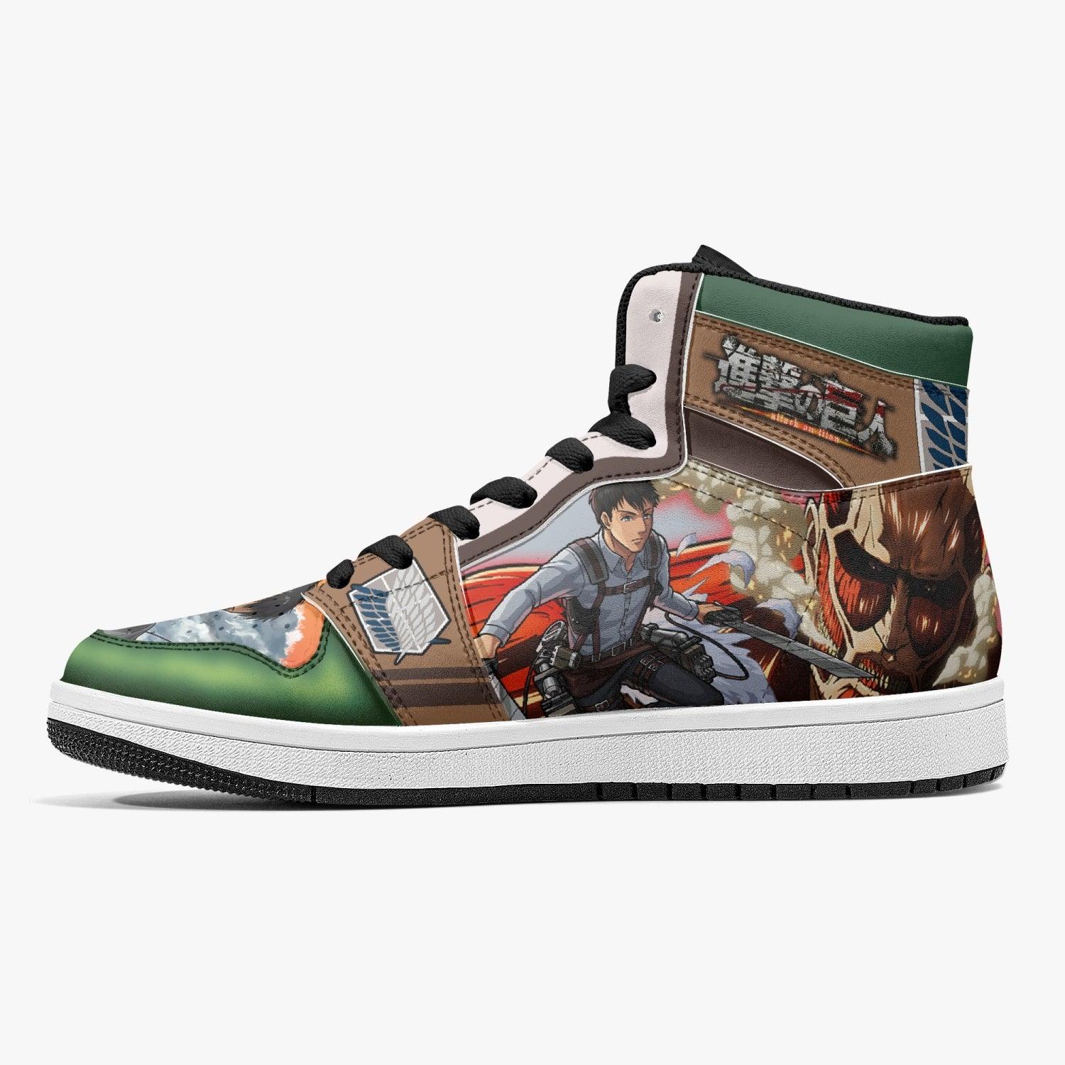 Morukai "Bertholdt Hoover Revelation Shingeki no Kyojin Mid 1 Basketball Shoes