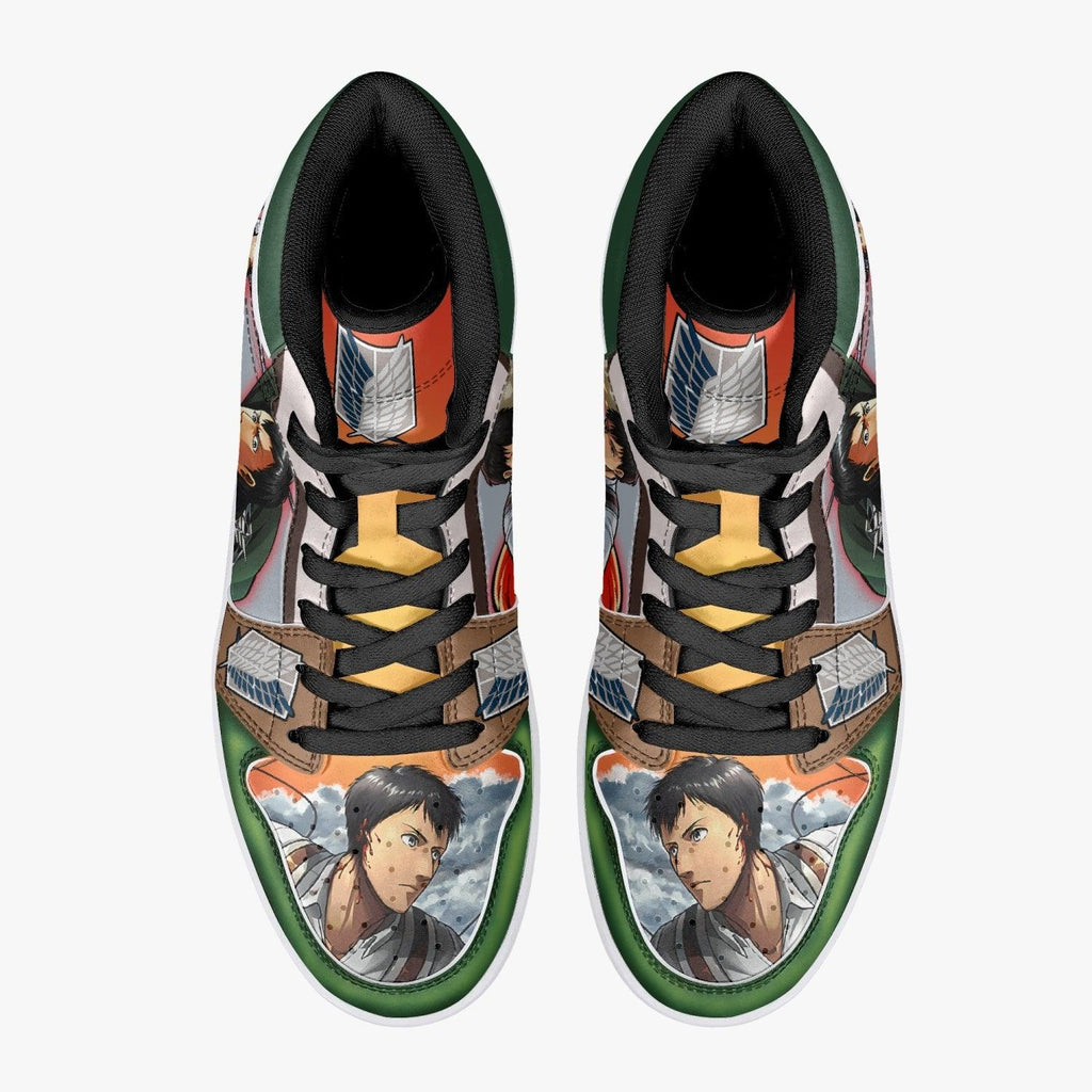 Morukai "Bertholdt Hoover Revelation Shingeki no Kyojin Mid 1 Basketball Shoes