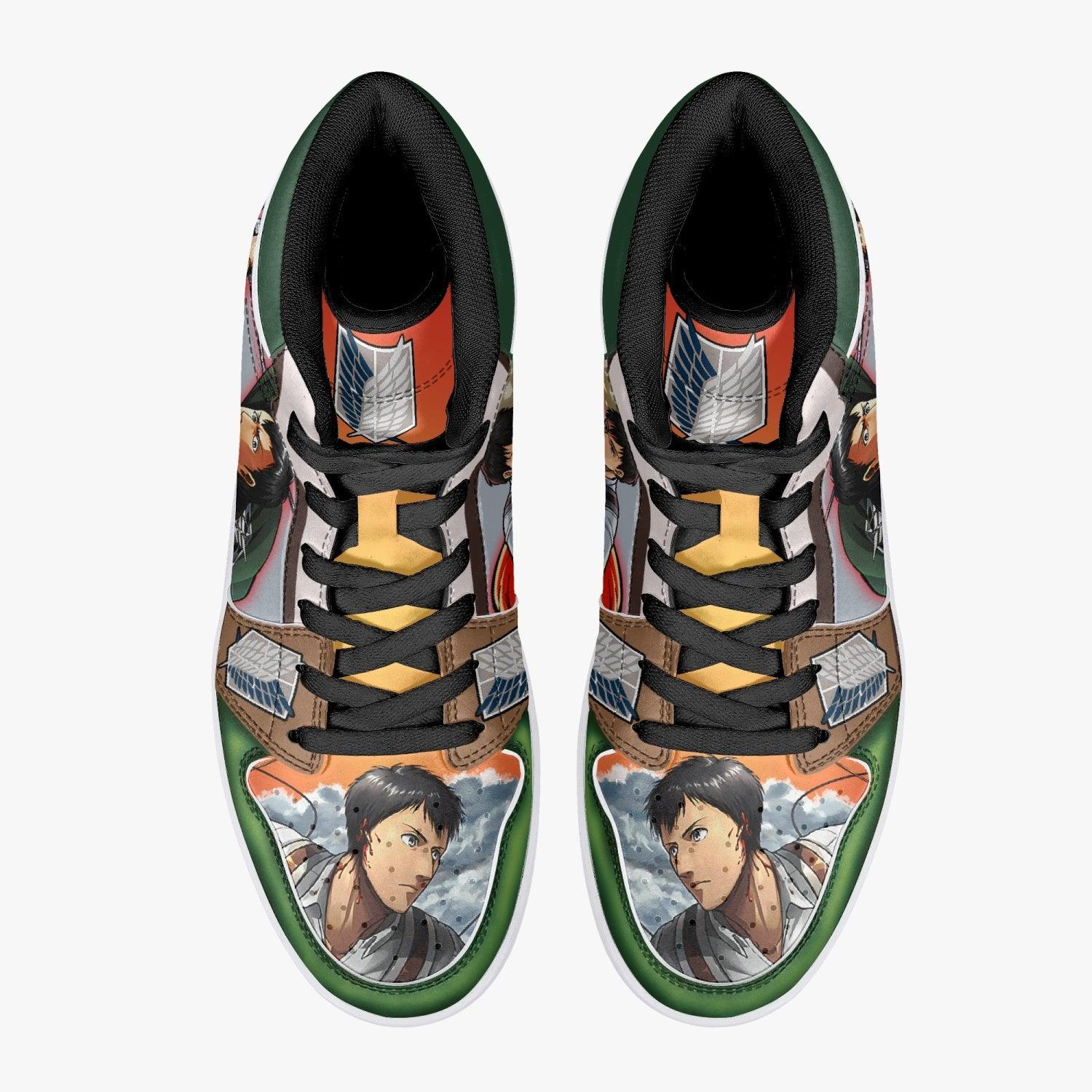 Morukai "Bertholdt Hoover Revelation Shingeki no Kyojin Mid 1 Basketball Shoes