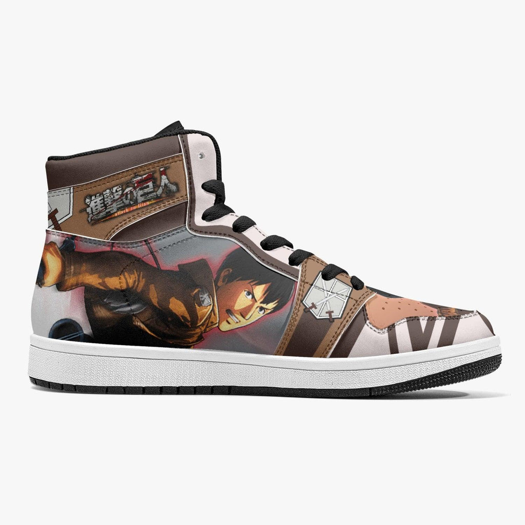 Morukai "Bertholdt Hoover Training Corps Attack on Titan Mid 1 Basketball Shoes