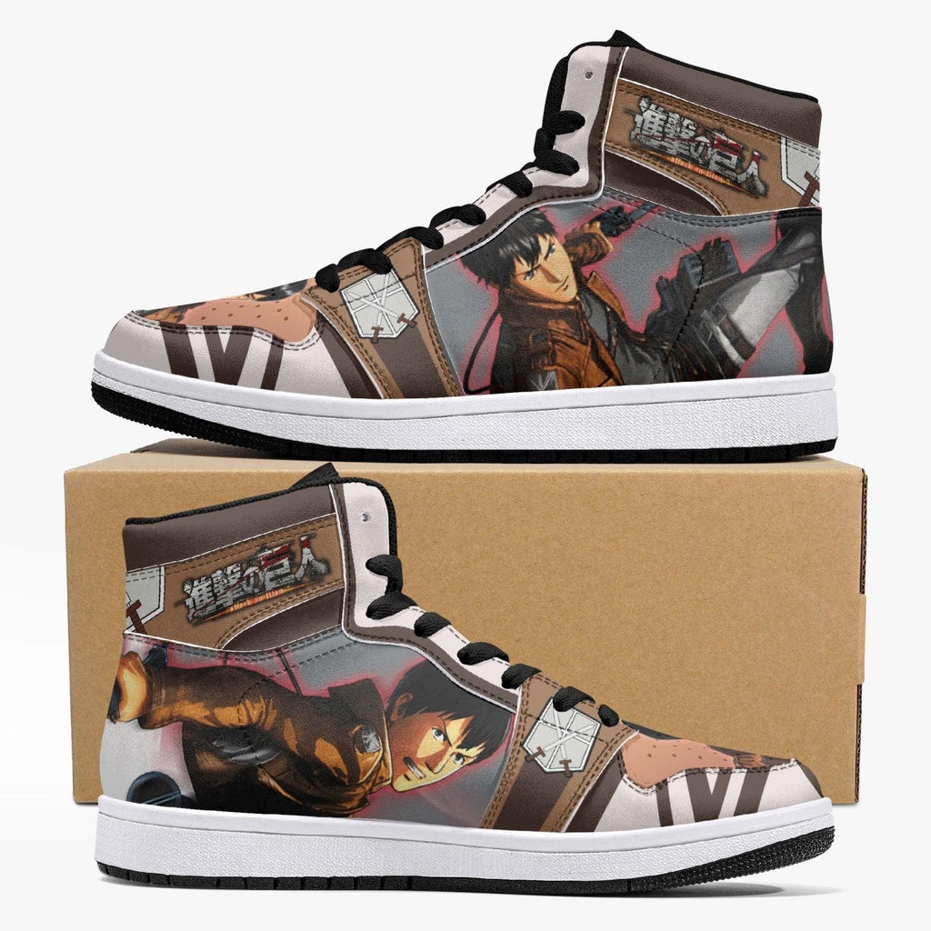 Morukai "Bertholdt Hoover Training Corps Attack on Titan Mid 1 Basketball Shoes