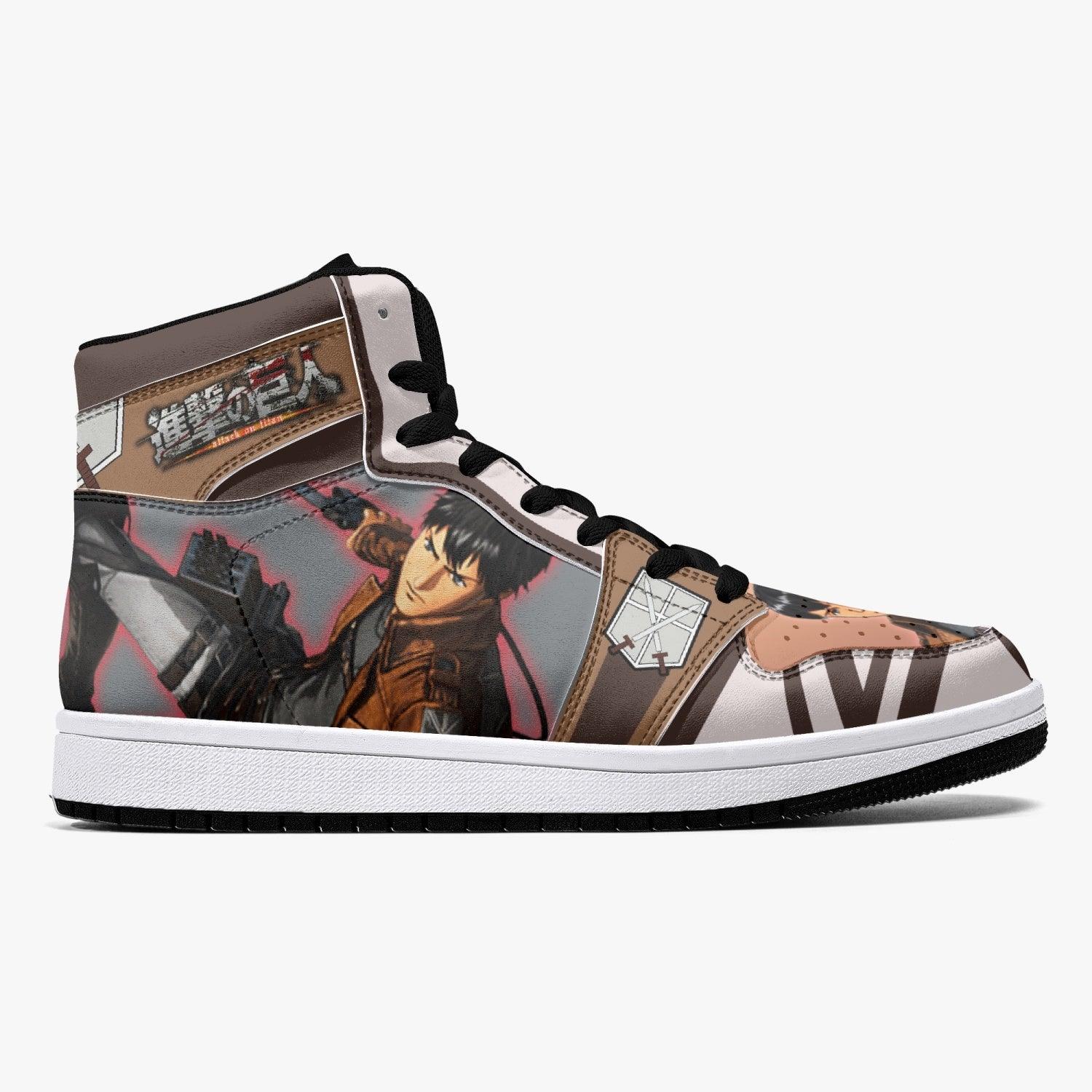 Morukai "Bertholdt Hoover Training Corps Attack on Titan Mid 1 Basketball Shoes