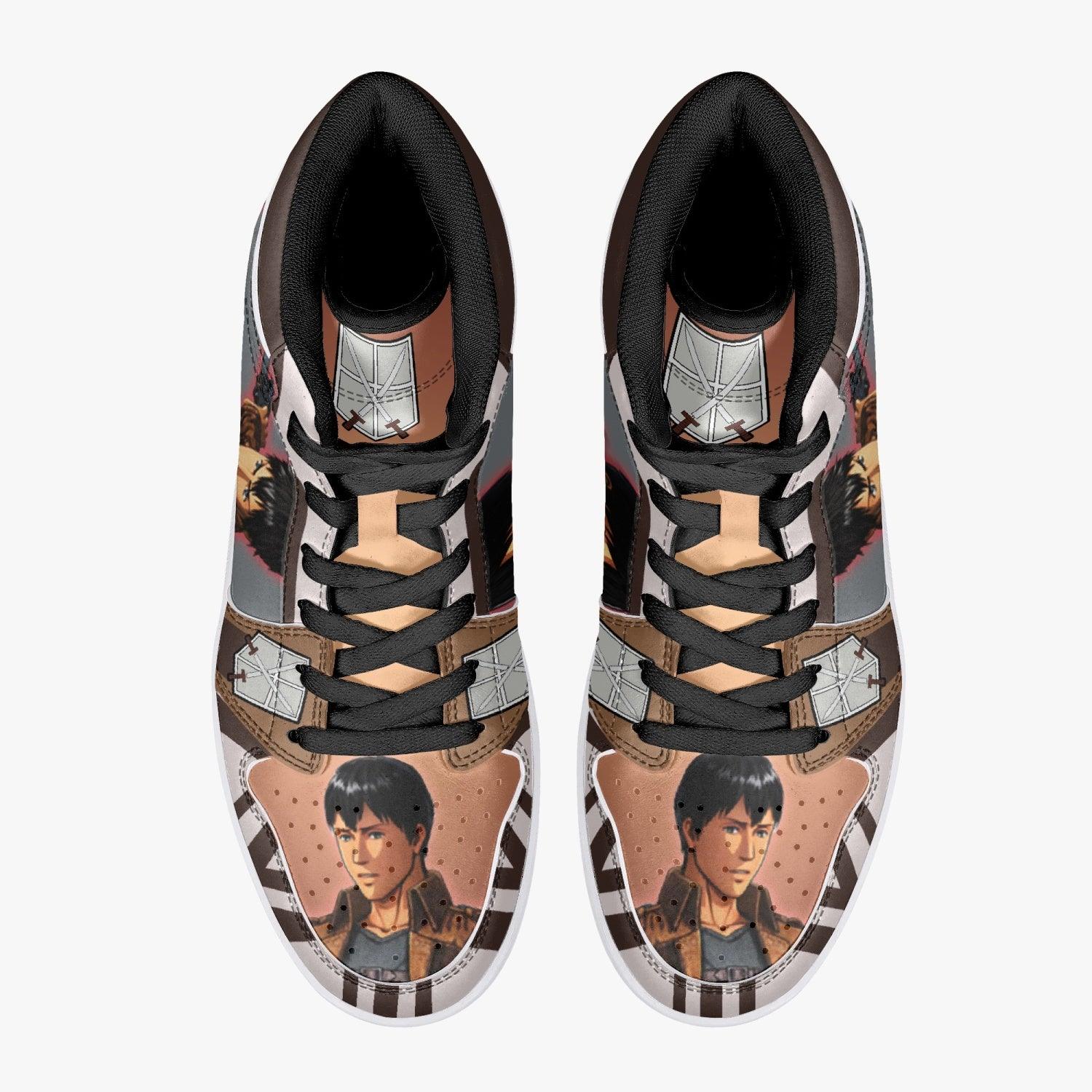 Morukai "Bertholdt Hoover Training Corps Attack on Titan Mid 1 Basketball Shoes