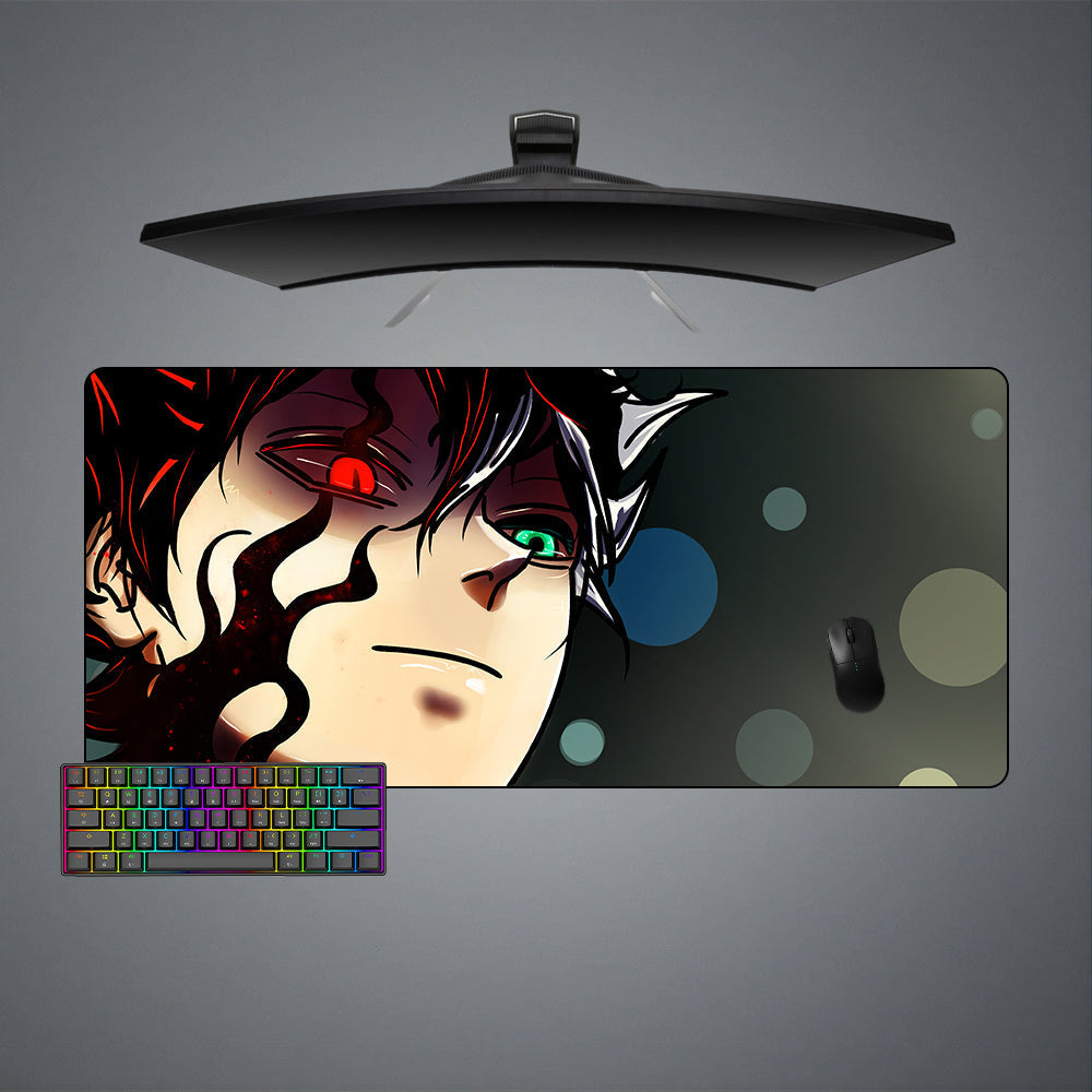 Morukai "Asta Face" Black Clover Gaming Mouse Pad