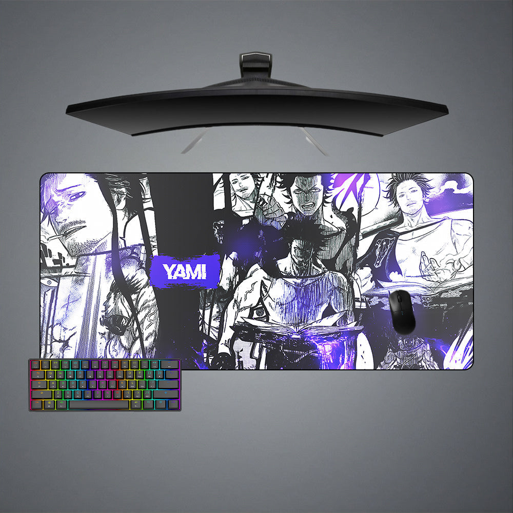 Morukai "Yami Drawing" Black Clover Gaming Mouse Pad