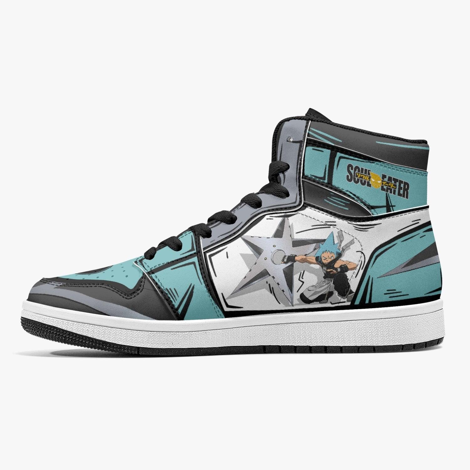 Morukai "Black Star Soul Eater Mid 1 Basketball Shoes