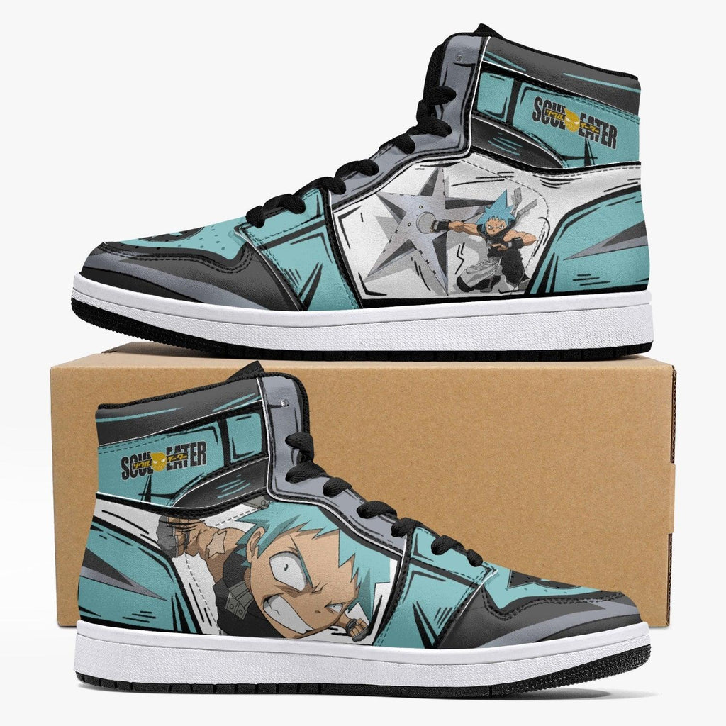 Morukai "Black Star Soul Eater Mid 1 Basketball Shoes