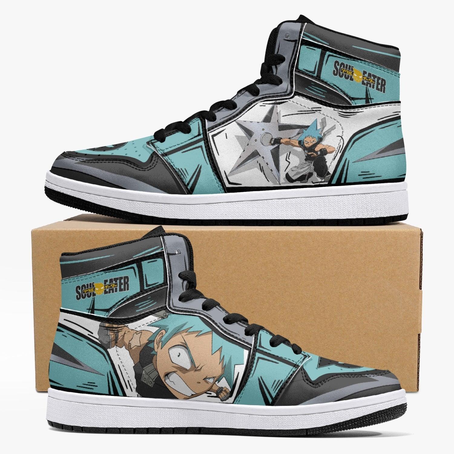 Morukai "Black Star Soul Eater Mid 1 Basketball Shoes