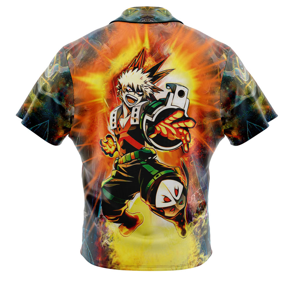Morukai "Dynamight Bakugo" My Hero Academia Hawaiian Shirt
