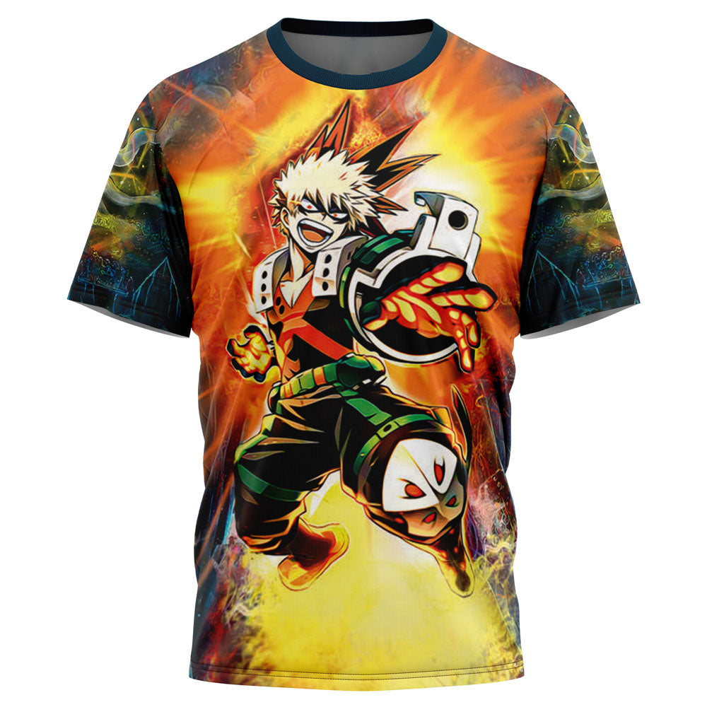Morukai "Dynamight Bakugo" My Hero Academia AOP T-Shirt