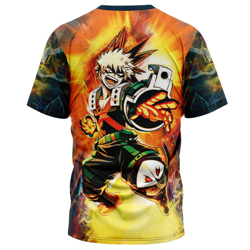 Morukai "Dynamight Bakugo" My Hero Academia AOP T-Shirt