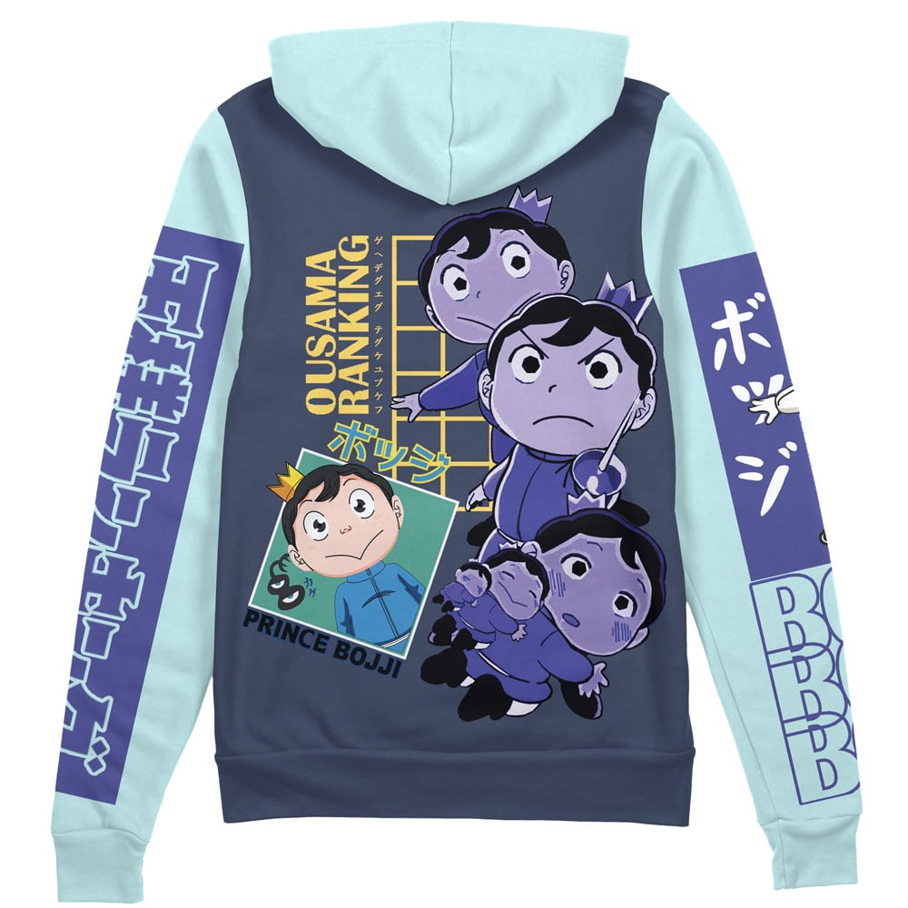 Morukai "Bojji" Ranking of Kings Streetwear Zip Hoodie Jacket
