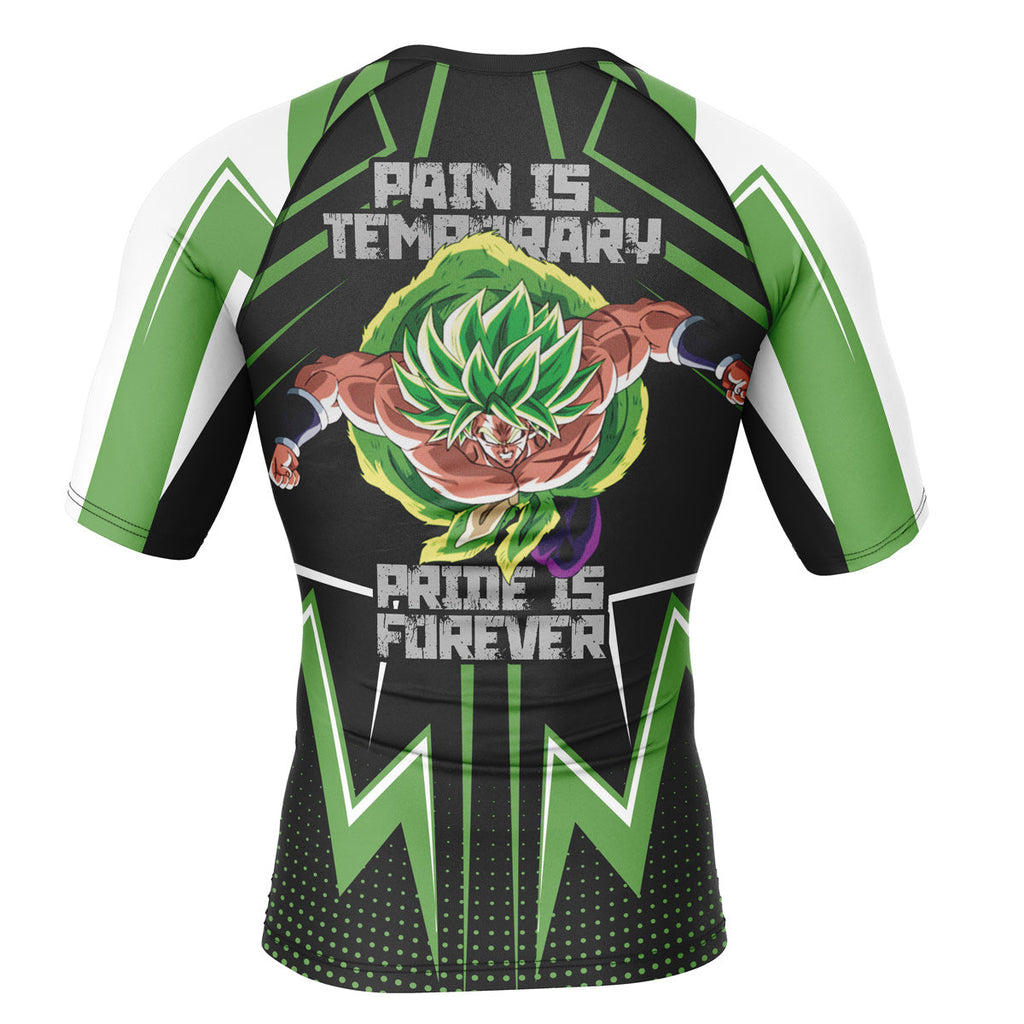 Morukai "Broly Dragon Ball Z Short Sleeve Rash Guard Compression Shirt