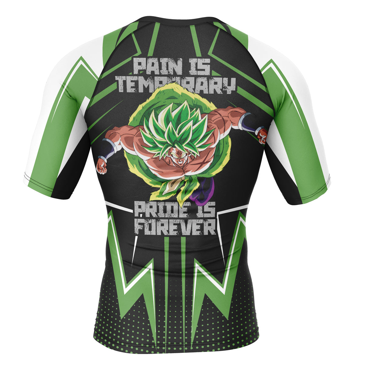Morukai "Broly Dragon Ball Z Short Sleeve Rash Guard Compression Shirt